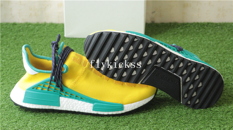 Pharrell x Adidas NMD Human Race Yellow Breathe Walk